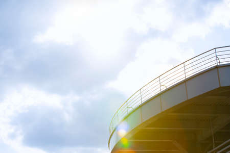Beautiful blue sky with clouds 010
