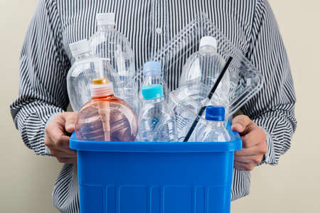 recycle and trash conceptの写真素材