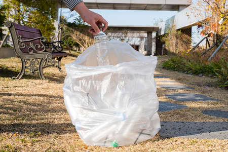 recycle and trash conceptの写真素材