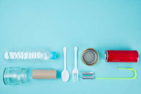 recycle and trash concept