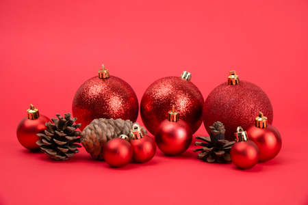 Christmas objects for winter season promotion