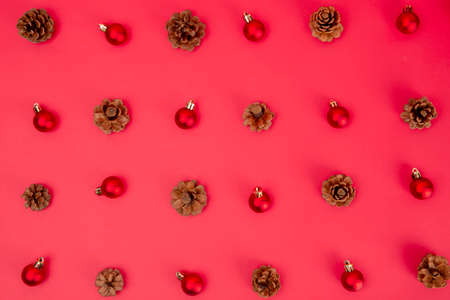 Christmas objects for winter season promotionの写真素材