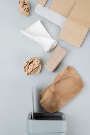 recycle and trash conceptの写真素材
