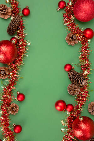 Christmas objects for winter season promotionの写真素材