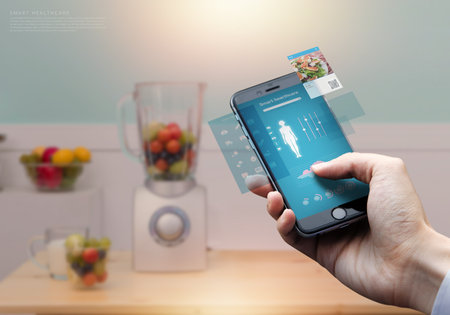 smart healthcare with devicesの写真素材