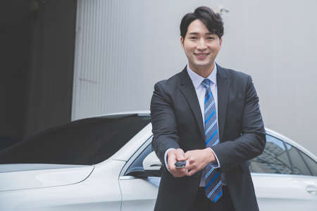 auto vehicle car insurance agent, car reseller concept
