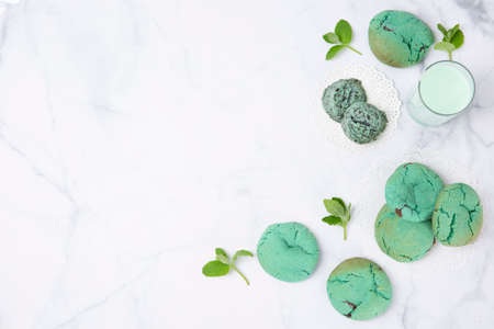 mint chocolate seriesの写真素材