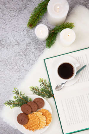 warm winter and Chritmas themed objects