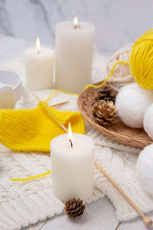 warm winter and Chritmas themed objects