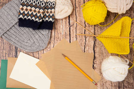 warm winter and Chritmas themed objects