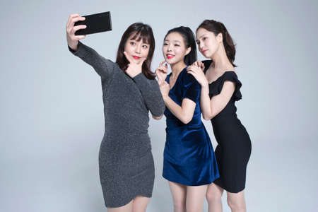 girls, ladies party conceptの写真素材