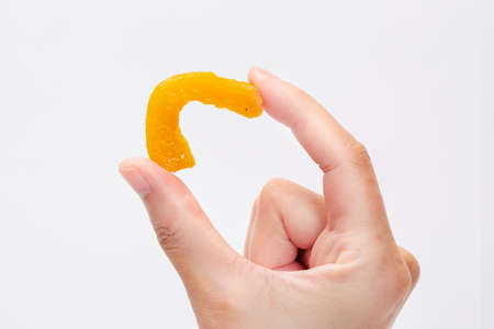 winter dessert concept, dried sweet potato
