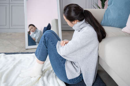 single solo woman living alone concept