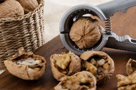 walnuts and nutcracker