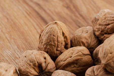 background of walnuts