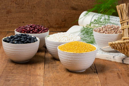 five grain for Daeboreum, first full moon of the lunar year in Koreaの写真素材