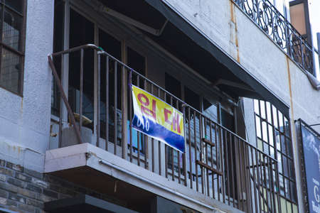 for lease, space for rent signageの写真素材