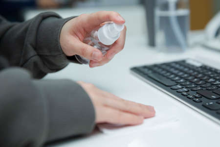 disinfect and sanitize office