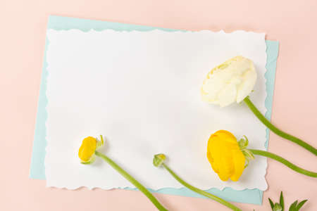 yellow flower and letter