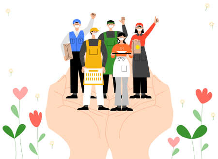 government support and grant policy for small businessのイラスト素材