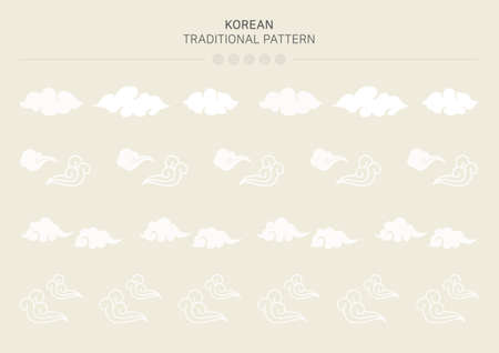 Vector illustration of Korean traditional pattern.のイラスト素材