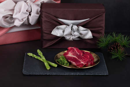 premium beefの写真素材