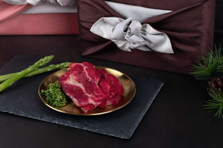 premium beefの写真素材