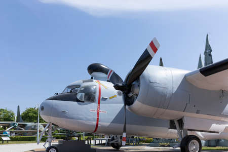 military plane in memorial park