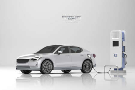 Green Energy Electric Vehicle Charging Station