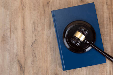 crime and law concept, gavelの写真素材