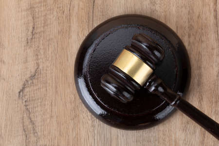 crime and law concept, gavelの写真素材