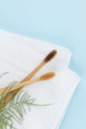 Zero waste - Bamboo toothbrushの写真素材