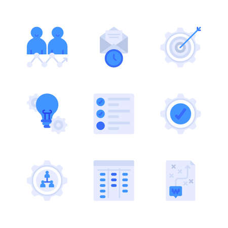 business icon seriesのイラスト素材