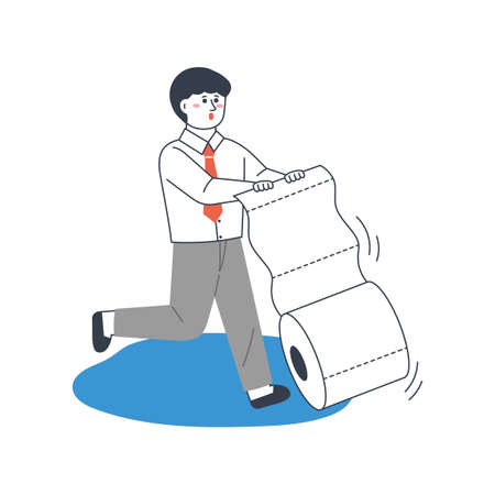 student preparing exam or celebrating for passing examのイラスト素材