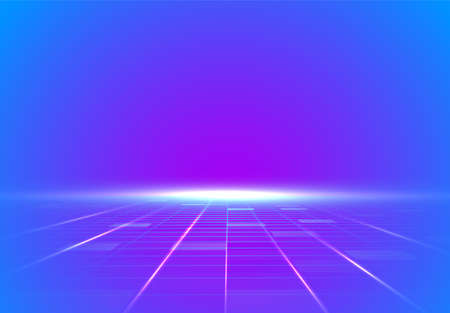 metaverse, virtual space concept graphic background vector illustrationのイラスト素材