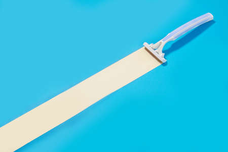waxing products, neatly shaven photoの写真素材