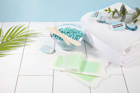 waxing products, hard wax, bathroom supplies