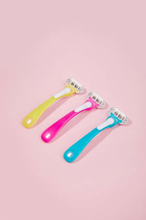 waxing products, razor photoの写真素材