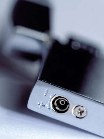 Close up of a butane lighter