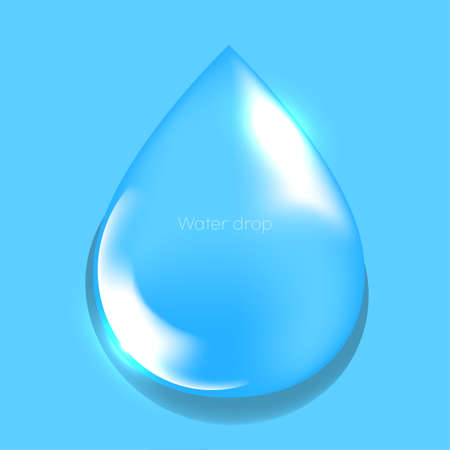 transparent water drops, bubbles texture vector illustration seriesのイラスト素材