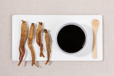 oriental, medicinal root plant, fresh ginseng
