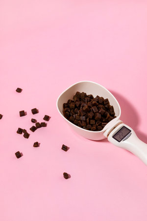 creative concept photo of healthy pet dog food and treats