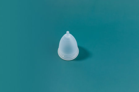 woman menstrual products_menstrual cupの写真素材