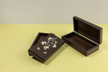 collection of korean traditional objects_ traditional case