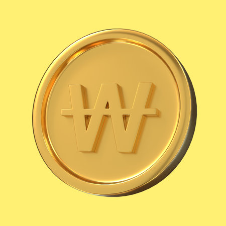 3d graphic rendered image of coinの写真素材