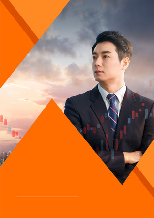 graphic annual business report cover