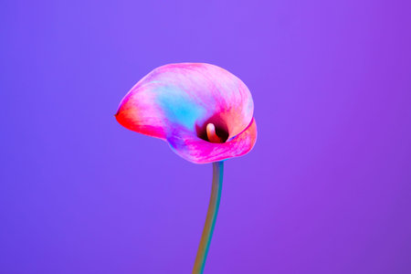 colorful flower background_calla