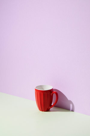 various objets in pastel tone backgroundの写真素材