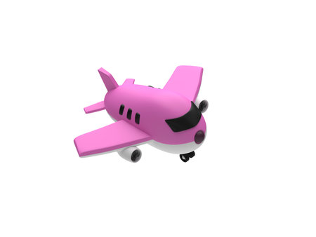 plane, lugguage, passport objects for travelの写真素材