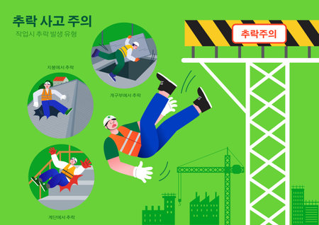 industrial safety vector illustrationのイラスト素材